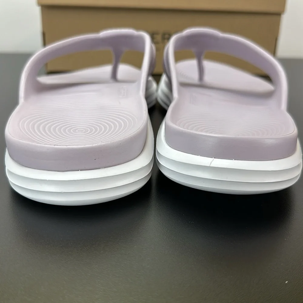 Sperry Windward Float Thong Flip Flops Sandals Sz 12 M Lilac Summer Comfy Beachy